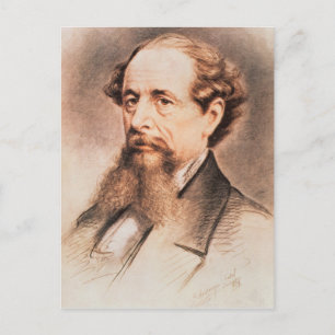 Postal Retrato de Charles Dickens, 1869