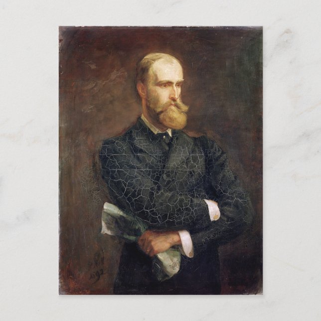 Postal Retrato de Charles Stewart Parnell 1892 (Anverso)