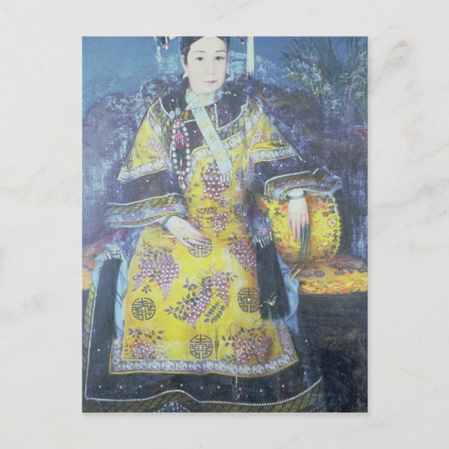 Postal Retrato de Cixi Emperatriz Dowager (Anverso)