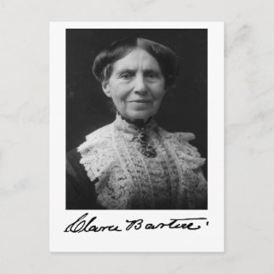 Postal Retrato de Clara Barton