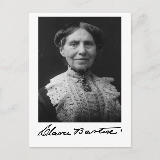Postal Retrato de Clara Barton (Anverso)