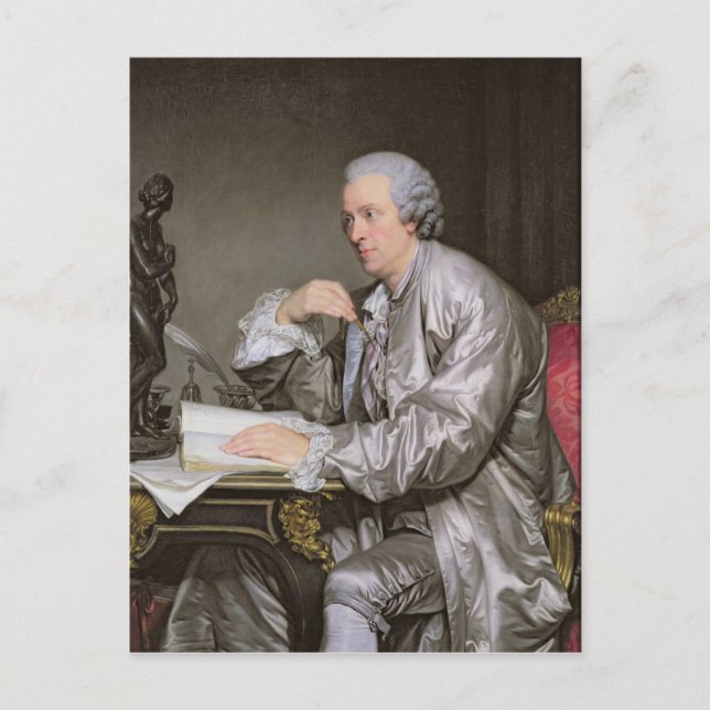 Postal Retrato de Claude-Henri Watelet 1763-65 (Anverso)