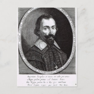 Postal Retrato de Claude Maugis, asesor de Marie