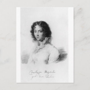 Postal Retrato de Constanze Mozart 1828