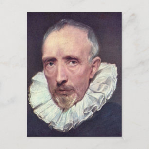 Postal Retrato de Cornelius van der Geest por Van Dyck