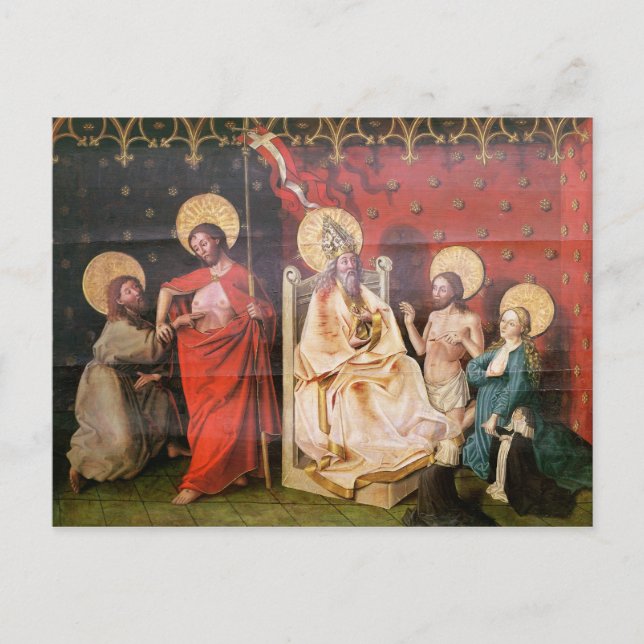 Postal Retrato de Cristo con Santo Tomás (Anverso)