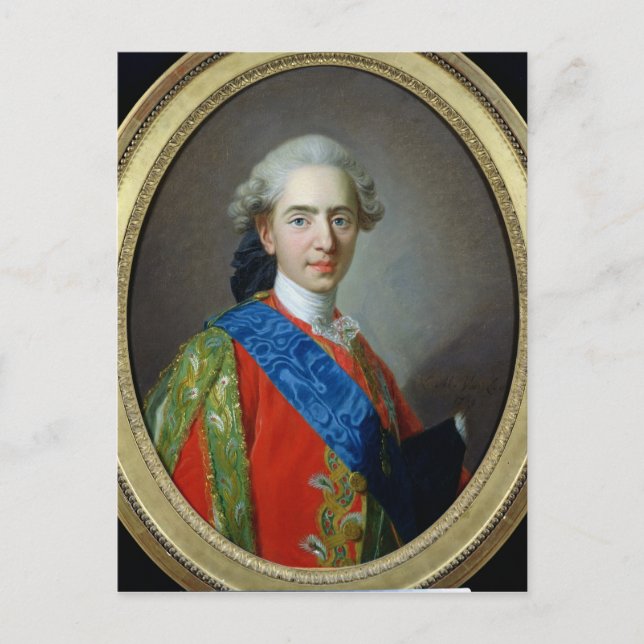 Postal Retrato de Dauphin Louis de Francia (Anverso)