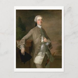 Postal Retrato de David Garrick (1717-79), 1742 (aceite s