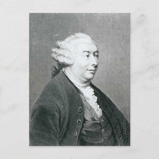 Postal Retrato de David Hume (Anverso)