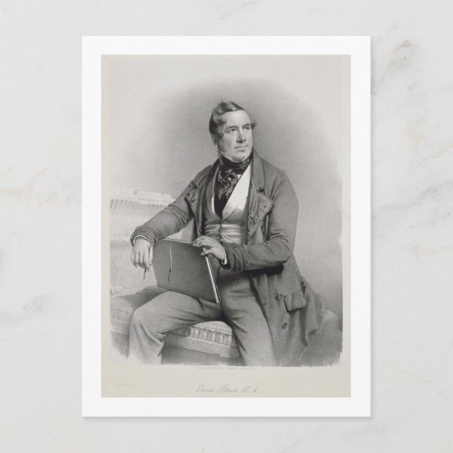 Postal Retrato de David Roberts (1796-1864) portada (Anverso)