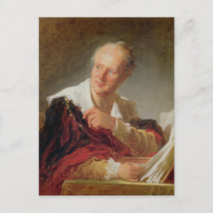Postal Retrato de Denis Diderot c.1769