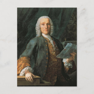 Postal Retrato de Domenico Scarlatti