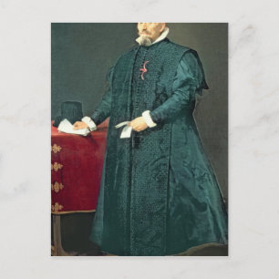 Postal Retrato de don Diego de Corral y Arellano