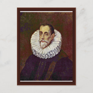 Postal Retrato De Don Rodrigo Vasquez Por Greco El