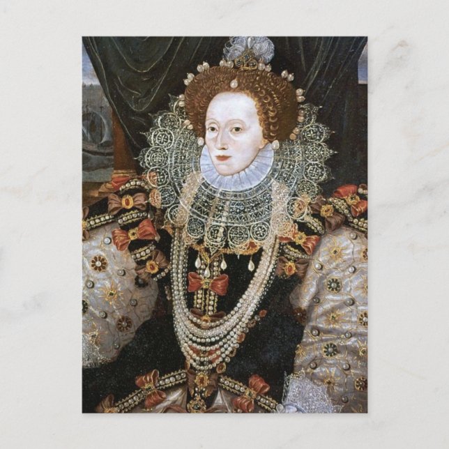 Postal Retrato de Elizabeth I (Anverso)