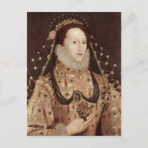 Postal Retrato de Elizabeth I c.1575-80
