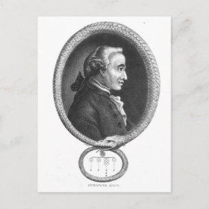 Postal Retrato de Emmanuel Kant 2