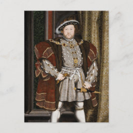Postal Retrato de Enrique VIII (Hans Holbein el Joven)