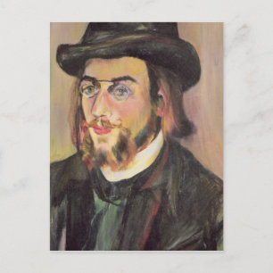 Postal Retrato de Erik Satie c.1892
