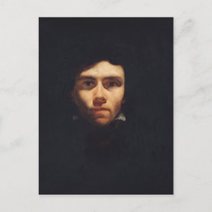 Postal Retrato de Eugene Delacroix c.1818-19