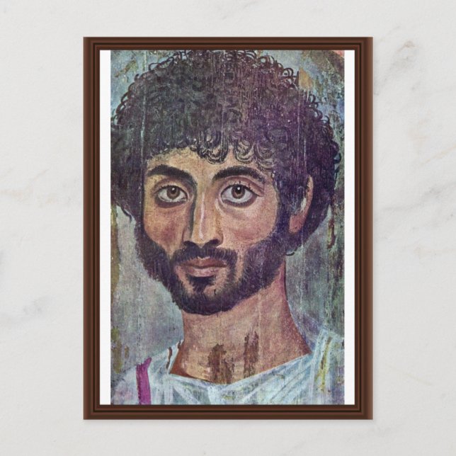 Postal Retrato De Fayum Mummy De Römisch-Ägyptischer (Anverso)
