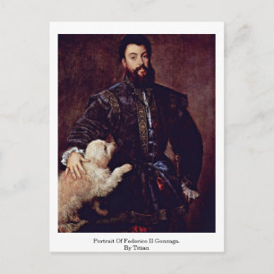 Postal Retrato De Federico Ii Gonzaga. Por Titian