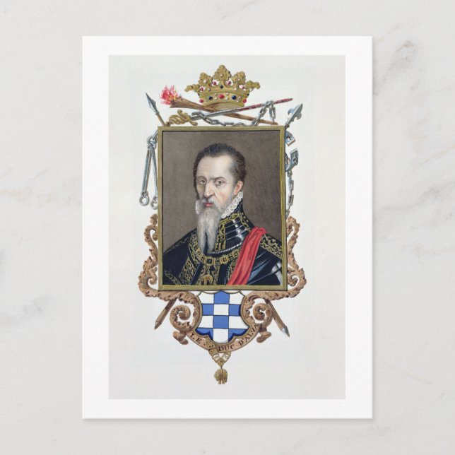 Postal Retrato de Fernando Álvarez de Toledo Duque de Al (Anverso)