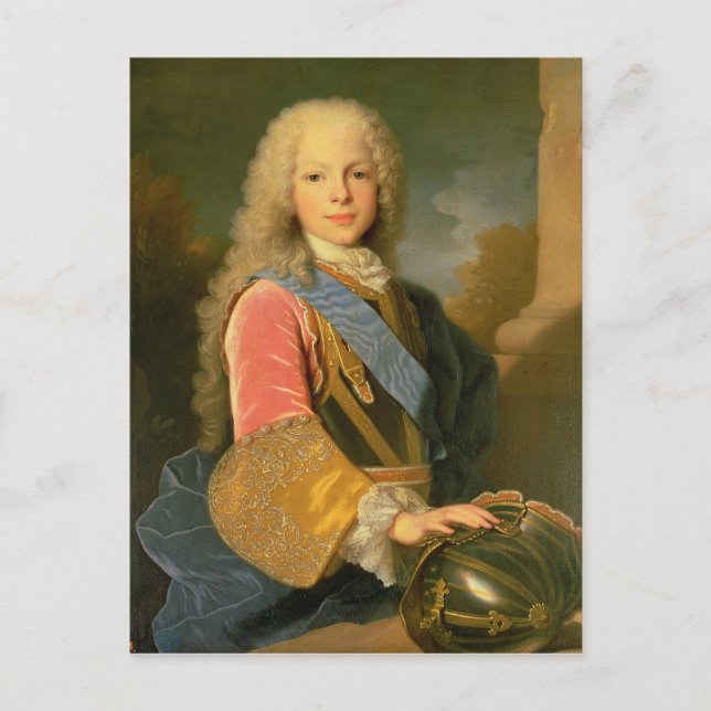 Postal Retrato de Fernando de Borbón (Anverso)