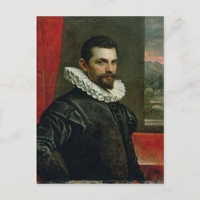 Postal Retrato de Francesco Bassano (Anverso)