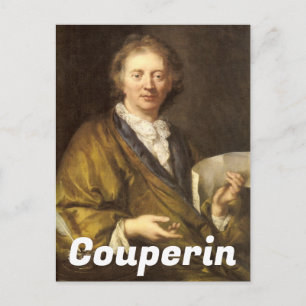 Postal Retrato de François Couperin