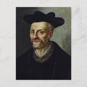 Postal Retrato de Francois Rabelais