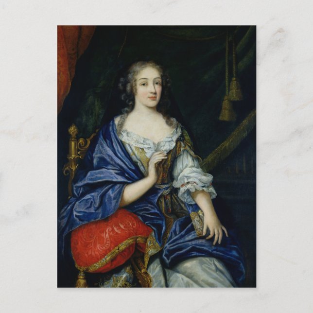 Postal Retrato de Francoise-Louise de la Baume le Blanc (Anverso)