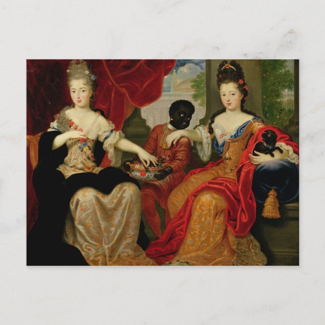 Postal Retrato de Francoise-Marie de Bourbon (Anverso)