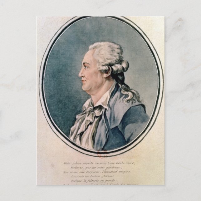 Postal Retrato de Franz Anton Mesmer (Anverso)
