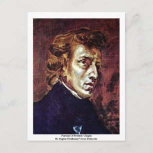 Postal Retrato De Frédéric Chopin