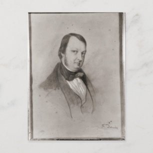 Postal Retrato de Frederic Chopin