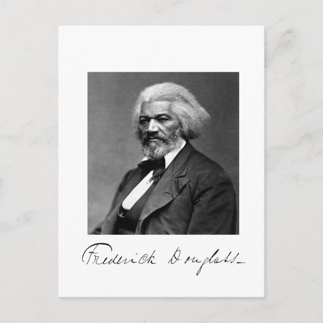 Postal Retrato de Frederick Douglass (Anverso)