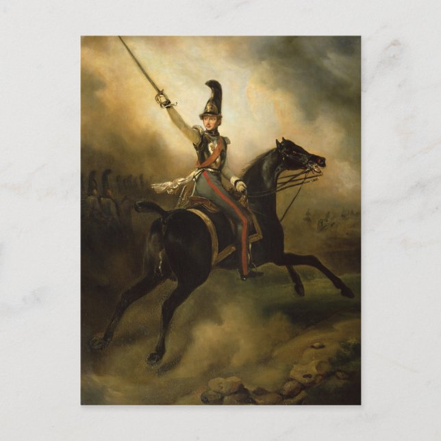 Postal Retrato de Friedrich Heinrich 1830 (Anverso)