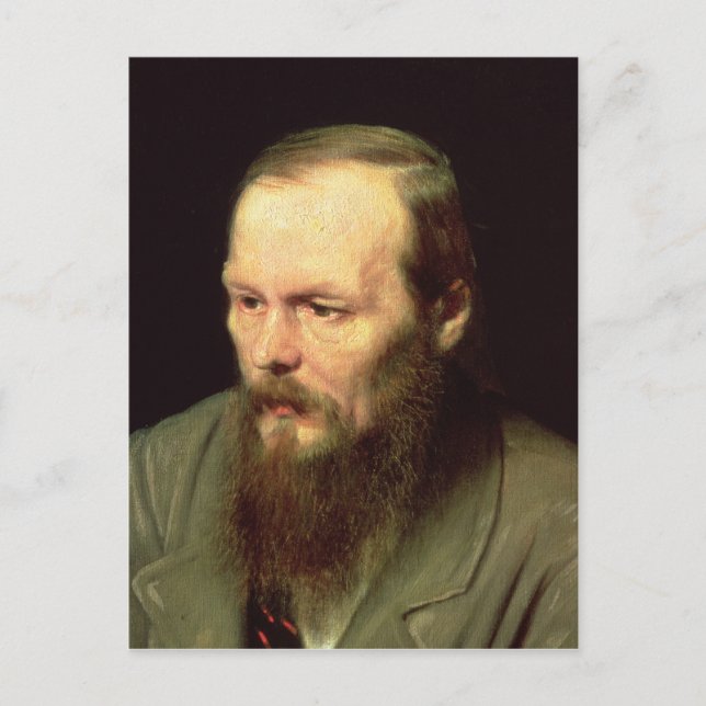 Postal Retrato de Fyodor Dostoyevsky 1872 (Anverso)