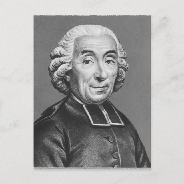 Postal Retrato de Gabriel Bonnot de Mably (Anverso)