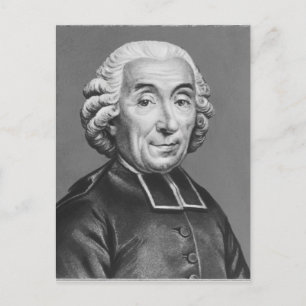 Postal Retrato de Gabriel Bonnot de Mably