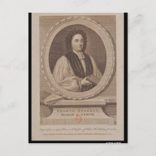 Postal Retrato de George Berkeley Bishop