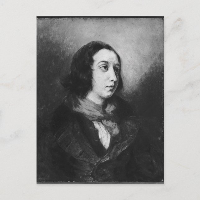 Postal Retrato de George Sand, 1838 (Anverso)