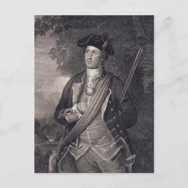 Postal Retrato de George Washington (Anverso)