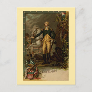 Postal Retrato de George Washington