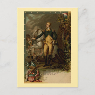 Postal Retrato de George Washington