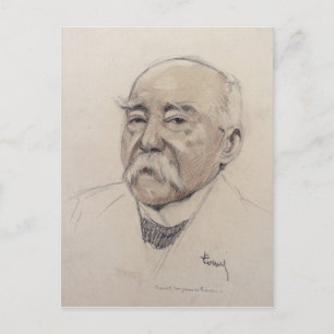 Postal Retrato de Georges Clemenceau
