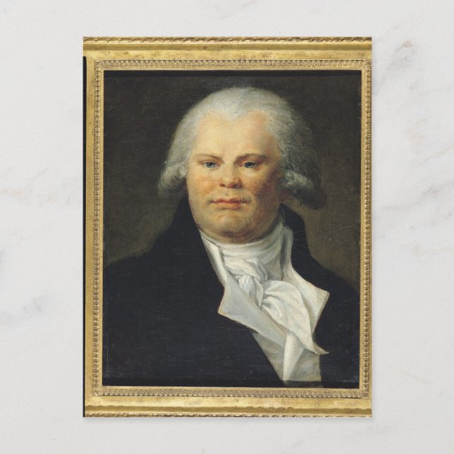 Postal Retrato de Georges Danton (Anverso)