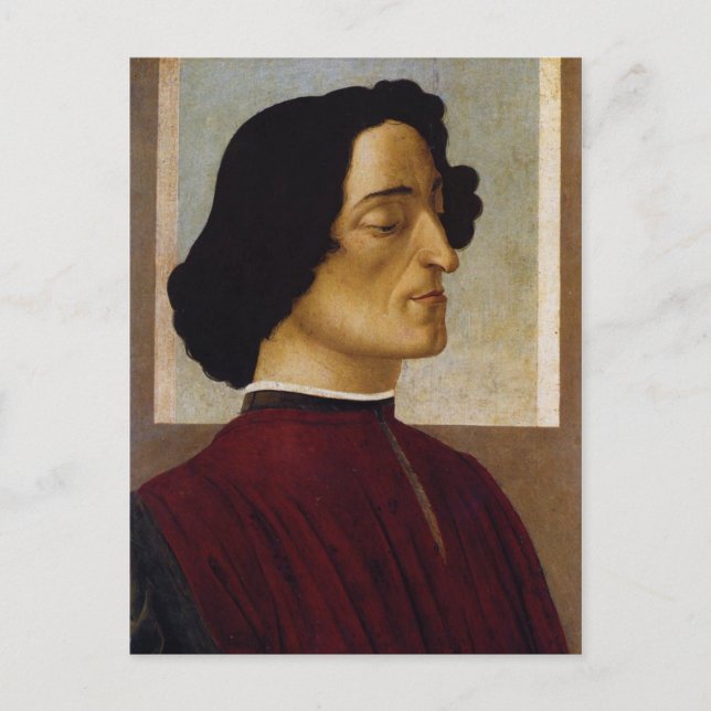 Postal Retrato de Giuliano de' Medici (Anverso)