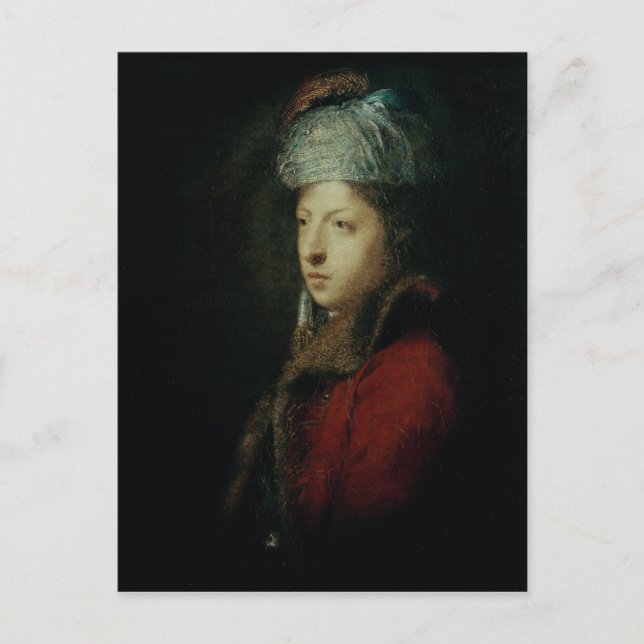 Postal Retrato de Giuseppe Marchi 1753 (Anverso)